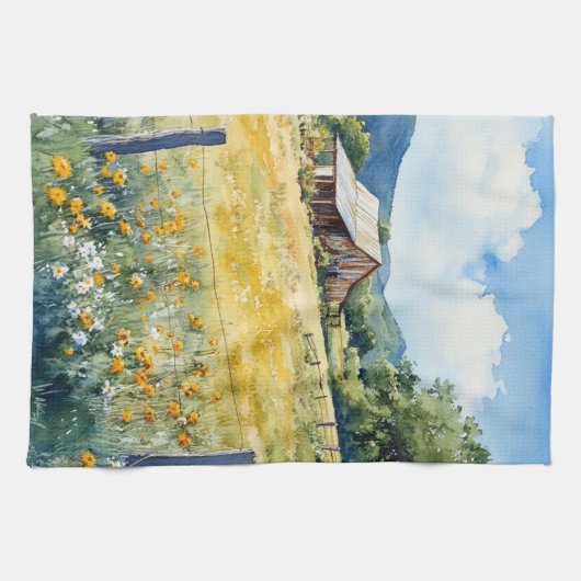 Texas Hill Country キッチンタオル (横)