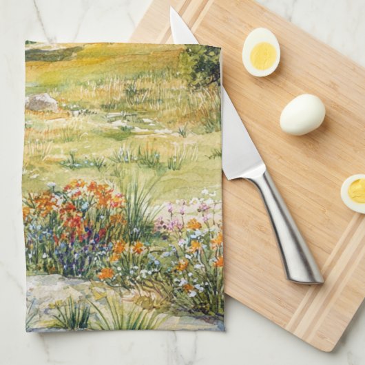 Texas Hill Country キッチンタオル (四つ折り)