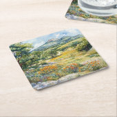 Texas Hill Country スクエアペーパーコースター (アングル)