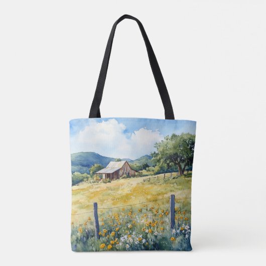 Texas Hill Country トートバッグ (裏面)