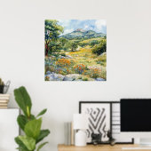 Texas Hill Country ポスター (ホームオフィス)