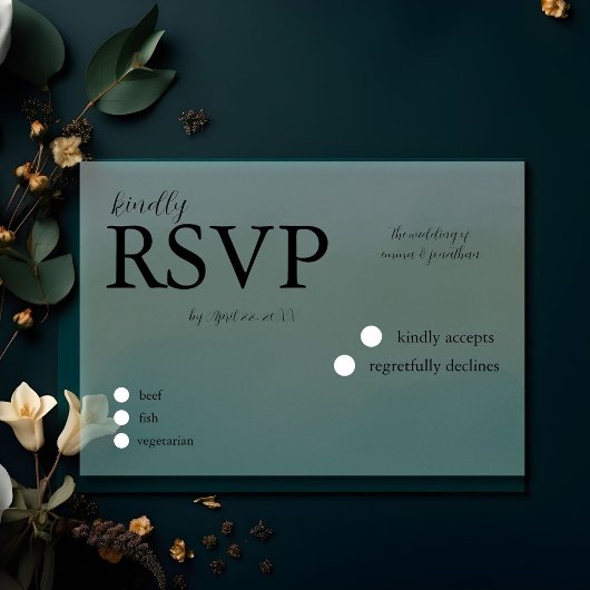Texas Hill Country Wedding RSVP