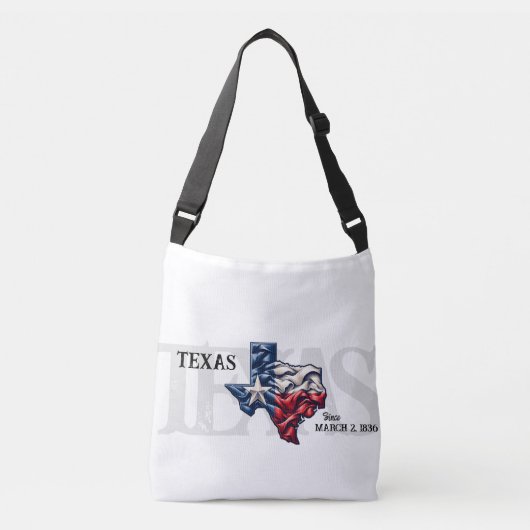 Texas Independence Day Tote Bag クロスボディバッグ (正面)