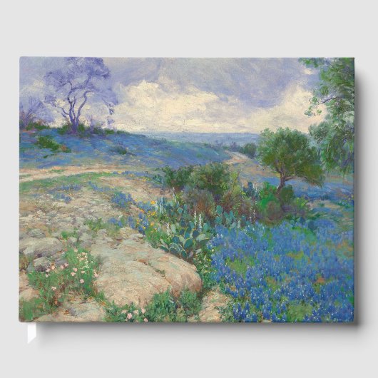 Texas Landscape With Bluebonnets Julian Onderdonk ゲストブック (正面)