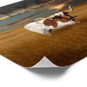 Texas Longhorn Poster ポスター (角)