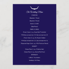 Texas Longhorn Wedding Menu メニュー