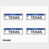 Texas Mercosur 長方形シール (シート)