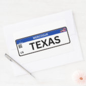 Texas Mercosur 長方形シール (封筒)