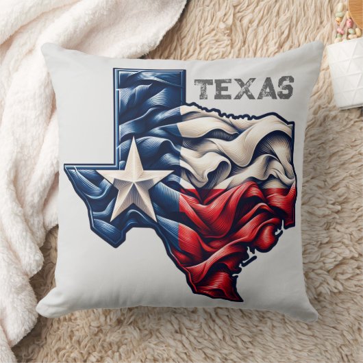 Texas My Texas Square Throw Pillow クッション (ブランケット)