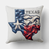 Texas My Texas Square Throw Pillow クッション (裏面)