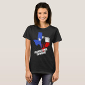 Texas Neanderthal Thinking Funny Texan Political Tシャツ (正面フル)