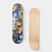 Texas Photo Mosaic Dd Brand スケートボード (正面)
