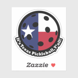 Texas Pickleball シール