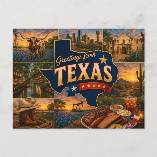 Texas Postcard ポストカード (正面)
