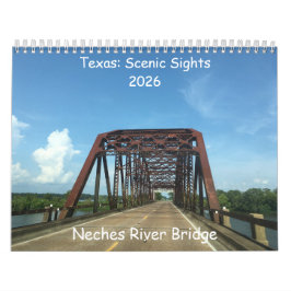 Texas: Scenic Sights Calendar カレンダー