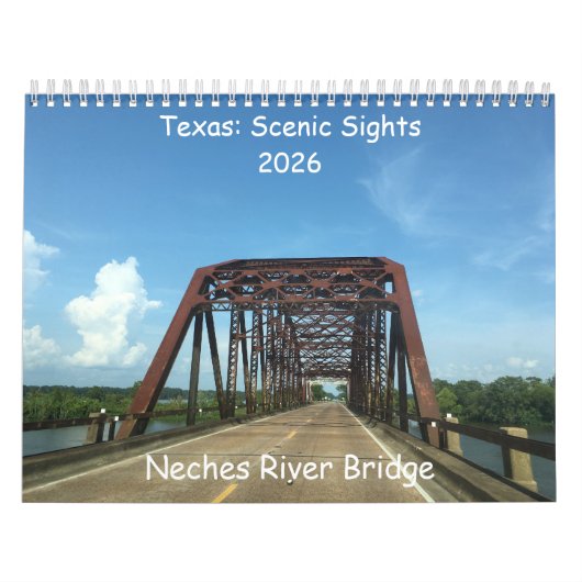 Texas: Scenic Sights Calendar カレンダー (カバー)