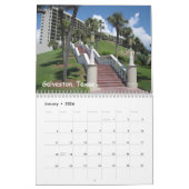 Texas: Scenic Sights Calendar カレンダー (1月 2026)