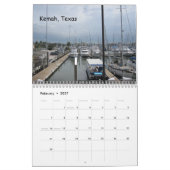 Texas: Scenic Sights Calendar カレンダー (2月 2027)