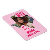 Texas Souvenir Custom Name, Photo, and Year マグネット (右側)