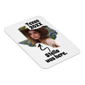 Texas Souvenir Custom Name, Photo, and Year マグネット (右側)
