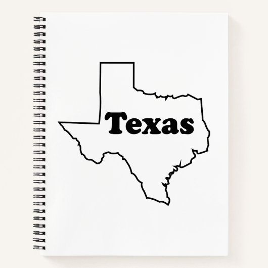 Texas Spiral Notebook  ノートブック (正面)