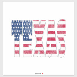 Texas state シール
