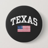 Texas state 缶バッジ (正面)