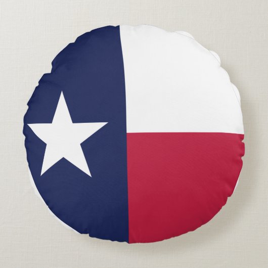 Texas State Flag ラウンドクッション (正面)