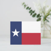 Texas State Flag Iconic Lone Star Patriot ポストカード (スタンド正面)