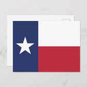 Texas State Flag Iconic Lone Star Patriot ポストカード (正面/裏面)