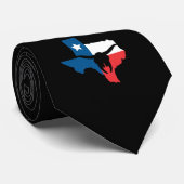 Texas State Flag Longhorn Silhouette ネクタイ (ロール)
