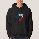 Texas State Flag Longhorn Silhouette パーカ (正面)