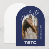 Texas State Technical College Graduation 招待状 (正面/裏面)