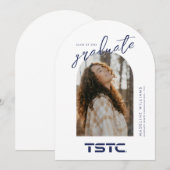 Texas State Technical College Graduation 招待状 (正面/裏面)