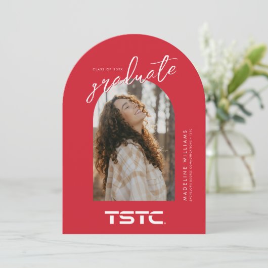 Texas State Technical College Graduation 招待状 (スタンド正面)