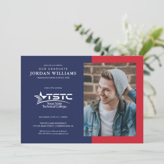Texas State Technical College Graduation 案内状 (スタンド正面)