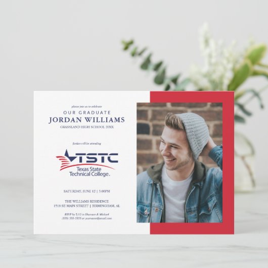 Texas State Technical College Graduation 案内状 (スタンド正面)
