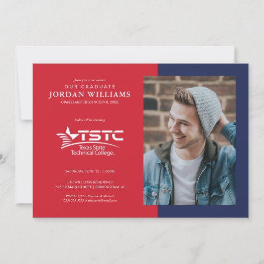 Texas State Technical College Graduation 案内状 (正面)