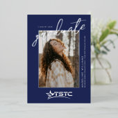 Texas State Technical College Graduation 箔招待状 (立ち正面)