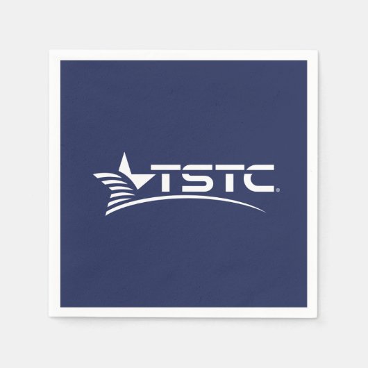 Texas State Technical College Logo スタンダードカクテルナプキン (正面)