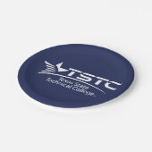 Texas State Technical College Logo ペーパープレート (アングル)