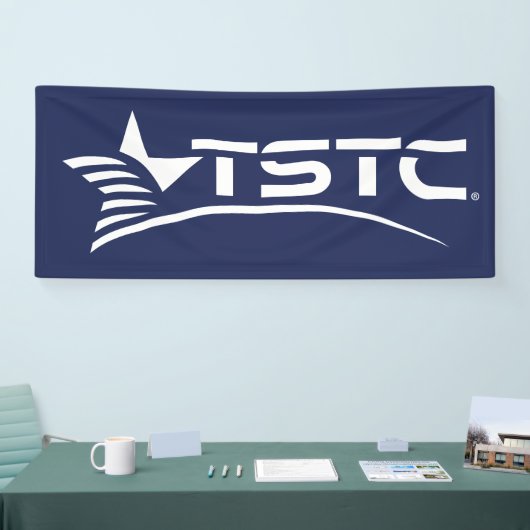 Texas State Technical College Logo 横断幕 (トレードショー)