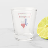 TEXAS, TEXAS OF MAP, UNITED STATES. SAMER BRASIL ショットグラス (裏面)