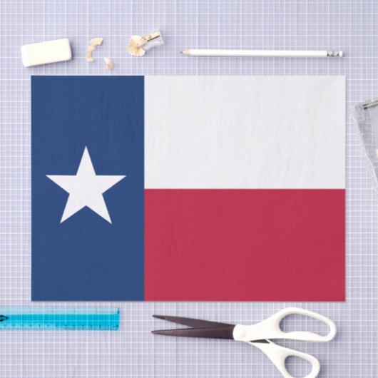 Texas tissue paper, Texas Flag tissue paper 薄葉紙 (クラフト)