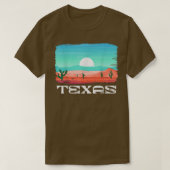 Texas Tshirt, Texas State Shirt, Texas Gift, Texas Tシャツ (デザイン正面)
