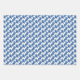 Texas Wildflowers Bluebonnet ラッピングペーパーシート