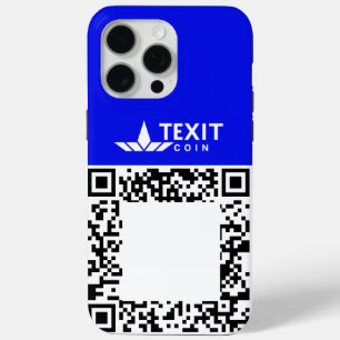 TexitコインQRコード iPhone 15 Pro Maxケース