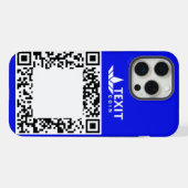 TexitコインQRコード iPhoneケース (裏面横)