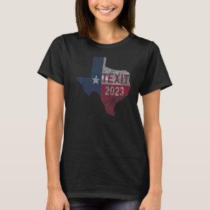 Texit 2023テキサス州プライド動揺してTx州Seced Tシャツ