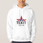 TeXit Coin 公式ロゴ フーディー ロケット パーカ (正面)